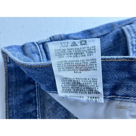 Wrangler Authentics Denim Jean Shorts Men's 48 Blue 10" Inch Inseam 100% Cotton - Picture 4 of 7